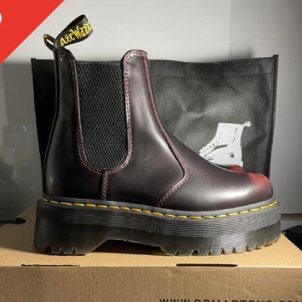 Cherry Arcadia Dr Martens Chelsea Boots 🍒